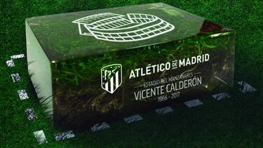 Atlético fans given chance to own an original piece of Calderón turf