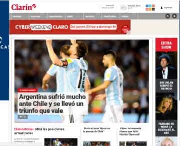 La crítica visión de la prensa argentina del triunfo