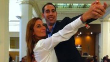 Mirambell, con Izaskun Ruiz.