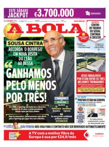 Portadas de la prensa deportiva