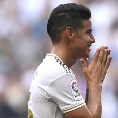 James vuelve a jugar con Real Madrid después de 825 días