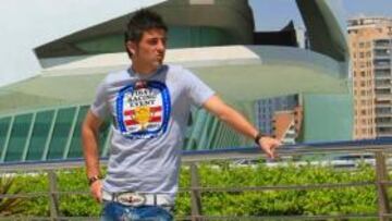 <b>CON GANAS. </b>David Villa siempre es una amenaza cuando visita el Camp Nou.