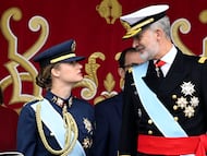 Felipe VI de España, actual rey de España, y Leonor de Borbón, princesa de Asturias.