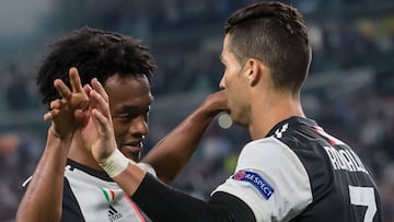 Cuadrado y Cristiano en Juventus