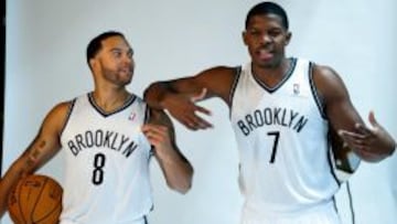 Deron Williams y Joe Johnson.