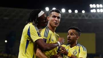Cristiano Ronaldo celebra un gol.