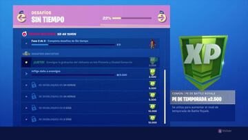 Fortnite Battle Royale - Temporada X: desafíos de Sin Tiempo