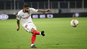 Banega sirve el gol del triunfo.