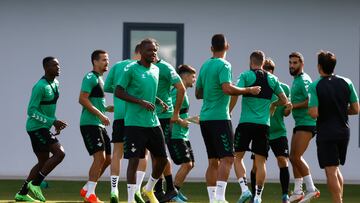 Carvalho, durante un entrenamiento.