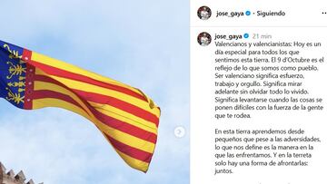 El doble mensaje de Gayà: “Lo que nos une es más fuerte que cualquier obstáculo”