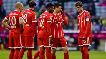 Sin James, el Bayern empata 0-0 ante Hertha Berlín