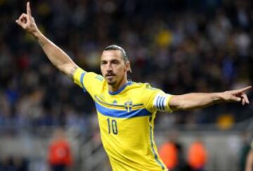 El jugador sueco ha jugado 43 partidos marcando 25 goles desde su debut en la Eurocopa de 2004.