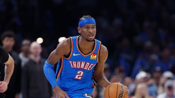 Shai Gilgeous-Alexander, durante un partido de esta temporada.