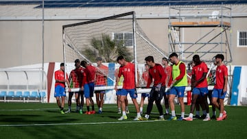 La plantilla de la Minera ya está de vuelta.