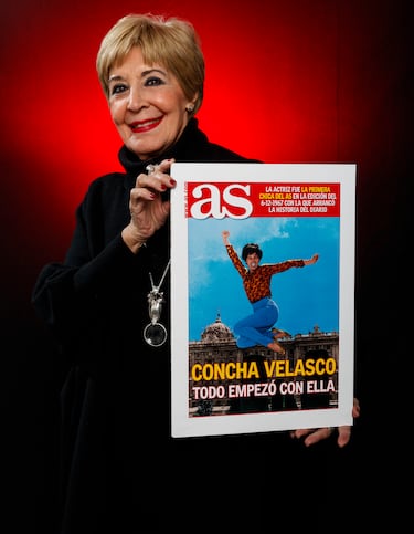 Concha Velasco celebró con nosotros el 50 aniversario de Diario As. La actriz fue una de las protagonistas de nuestro primer número publicado el 6 de diciembre de 1967.


