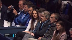 Pellegrini sorprende y llega a ver el partido de Federer en Londres