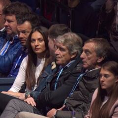 Pellegrini sorprende y llega a ver el partido de Federer en Londres