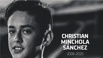 Muere Christian Minchola, jugador infantil del Atlético