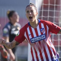 Doblete de Jenni Hermoso y el Atlético se pone a seis del Barça