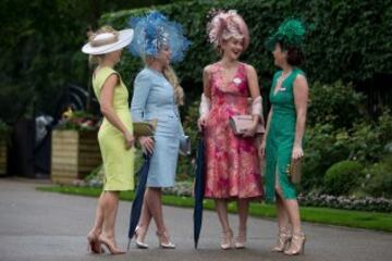 Sombreros imposibles y mucho glamour en Ascot