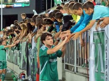 El volante quedó dos veces campeón en Bulgaria con el Ludogorets. En 2012/2013 y 2013/2014.