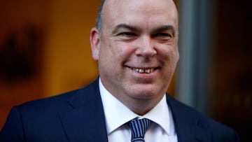 FILE PHOTO: British entrepreneur Mike Lynch leaves the High Court in London, Britain March 25, 2019. REUTERS/Henry Nicholls/File Photo