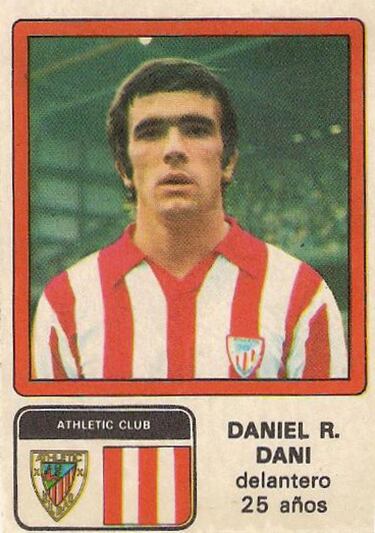 Lo que se llama un pillo. Daniel Ruiz Bazán fue uno de los jugadores con más raza del Athletic. Bajito pero rápido, era muy hábil en el dominio del balón y un auténtico especialista en lanzar penaltis con su famosa paradinha. Iba a por todas y no se asustaba ante nadie. Gran goleador.