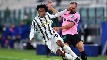 Juan Guillermo Cuadrado jugó los 90 minutos en la derrota de la Juventus ante el Barcelona 0-2 en el Juventus Stadium por la segunda fecha de Champions