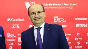 Pepe Castro, presidente del Sevilla.