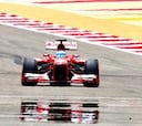 Alonso, sin alas en Sakhir