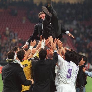 Heynckes, tras ganar la Séptima con el Real Madrid.