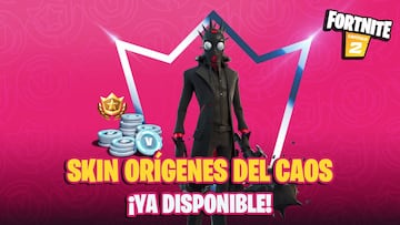 Club de Fortnite octubre 2021: skin Orígenes del Caos y sus objetos ya disponibles