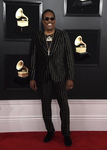 Charlie Wilson posó en el Staples Center de Los Ángeles, California