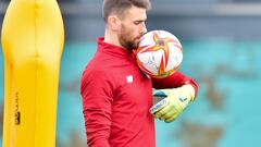 29/01/22 ENTRENAMIENTO  ATHLETIC DE BILBAO 
UNAI SIMON