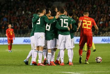 La crónica del Bélgica vs México en imágenes