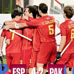España remonta ante Pakistán y jugará las semifinales del Mundial junior contra Francia