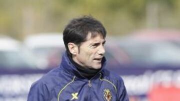 Marcelino, en un entrenamiento.