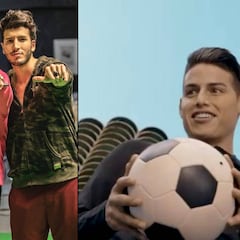 Alves y James, estrellas en el videoclip de Gianluca Vacchi