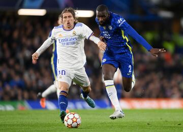 Luka Modric y Antonio Rüdiger.