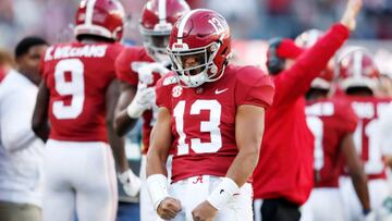 El pasador de Alabama sufrió una aparatosa lesión de cadera en octubre de 2019 y ahora quiere mostrarle a los reclutadores que está listo para la NFL.