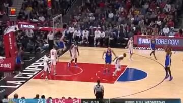 Así vacilaron los Warriors de Curry a los pobres Clippers