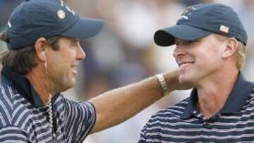 <strong>POR DELANTE.</strong> Estados Unidos ha resistido con entereza el acoso de Europa.