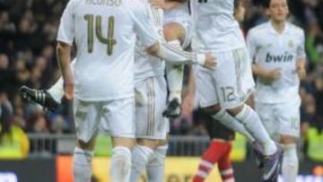 <b>IMPARABLES. </b>El Madrid ganó el 85,96% de los puntos en Liga.