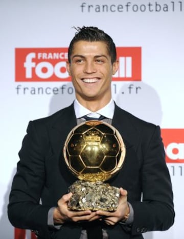 En el año 2008, y cuando todavía militaba en el Manchester, Cristiano Ronaldo ganó su primer Balón de Oro.