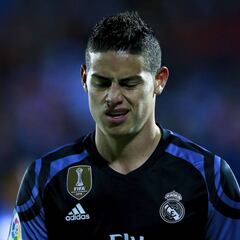 Los 7 desplantes de James que han enfadado al Madrid