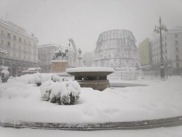 La Puerta del Sol de Madrid. 