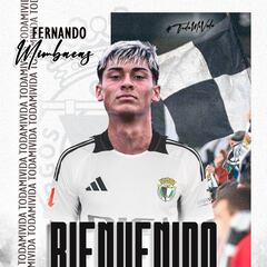 Fernando Mimbacas, primer refuerzo invernal del Burgos