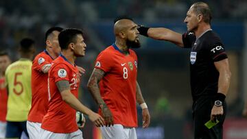 Colombia y Chile se enfrentan por los cuartos de final de la Copa América 2019.