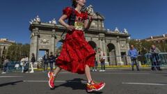 39 edición de la maratón de Madrid. Hoy las calles de Madrid han congregado 33.000 corrredores en las tres carrereas (10 km, medio maratón y maratón)
