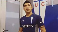 Puch compartió sus primeras palabras con la camiseta de la UC